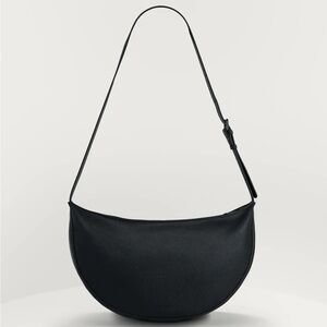 Oak and fort vegan leather sling bag in black